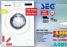 SEG CM 710 ÇAMAŞIR MAKİNESİ